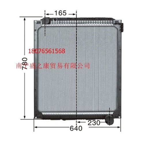 東風商用車全系列發動機散熱器與中冷器 1119010-K0100型號詳解